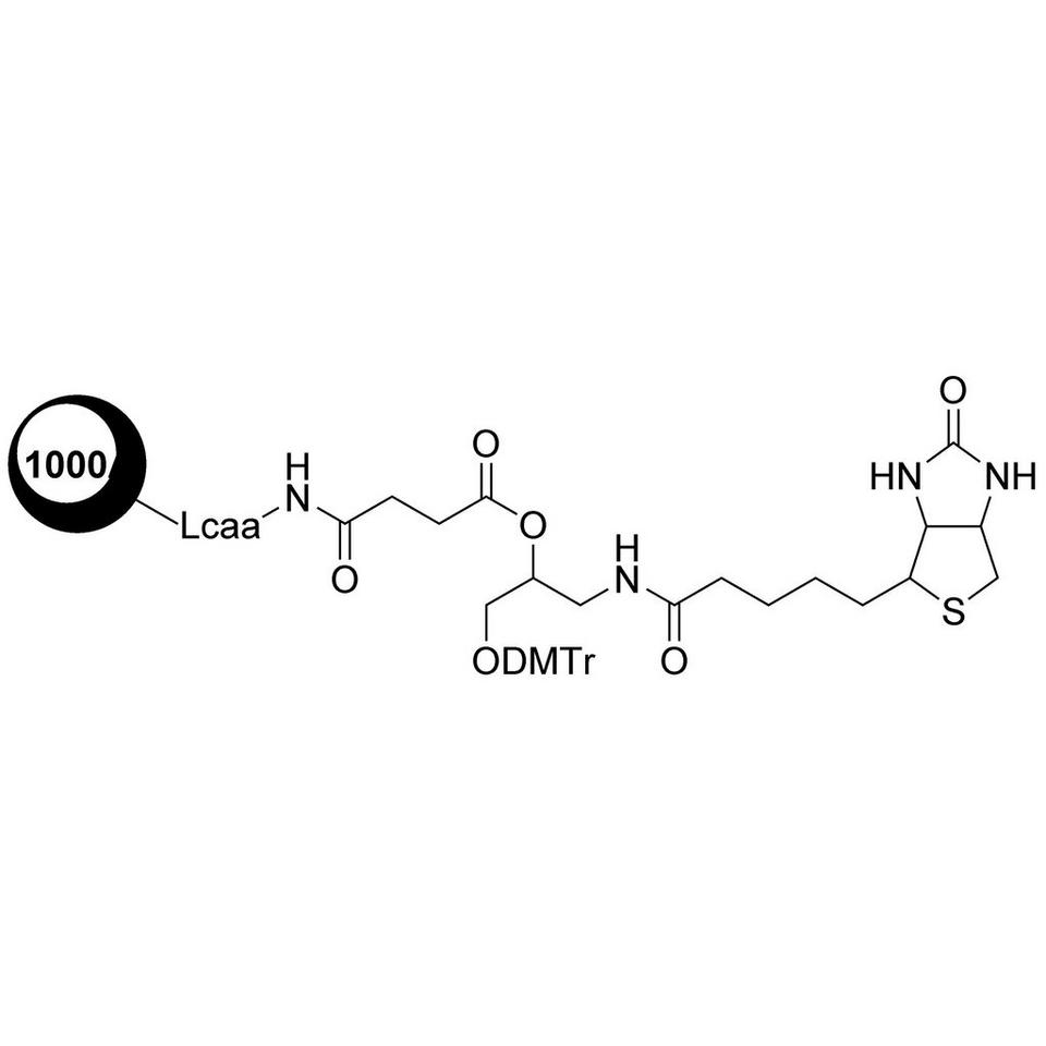 DMT-C3(Biotin)-Suc-CPG (O-DMT-N-biotinyl-3-aminopropan-1,2-diol-Suc-CPG)